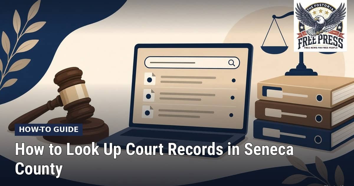 Fostoria News How to look up court records in Seneca County with guide and resources.
